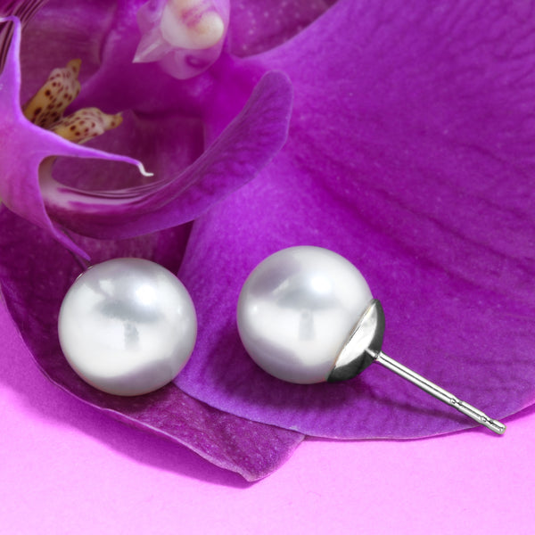 Big Akoya Pearl Studs
