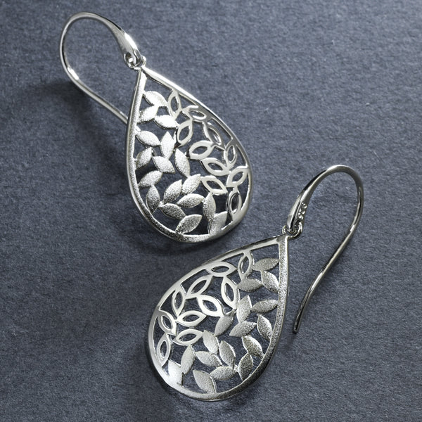 Garden Party Earrings In Silver