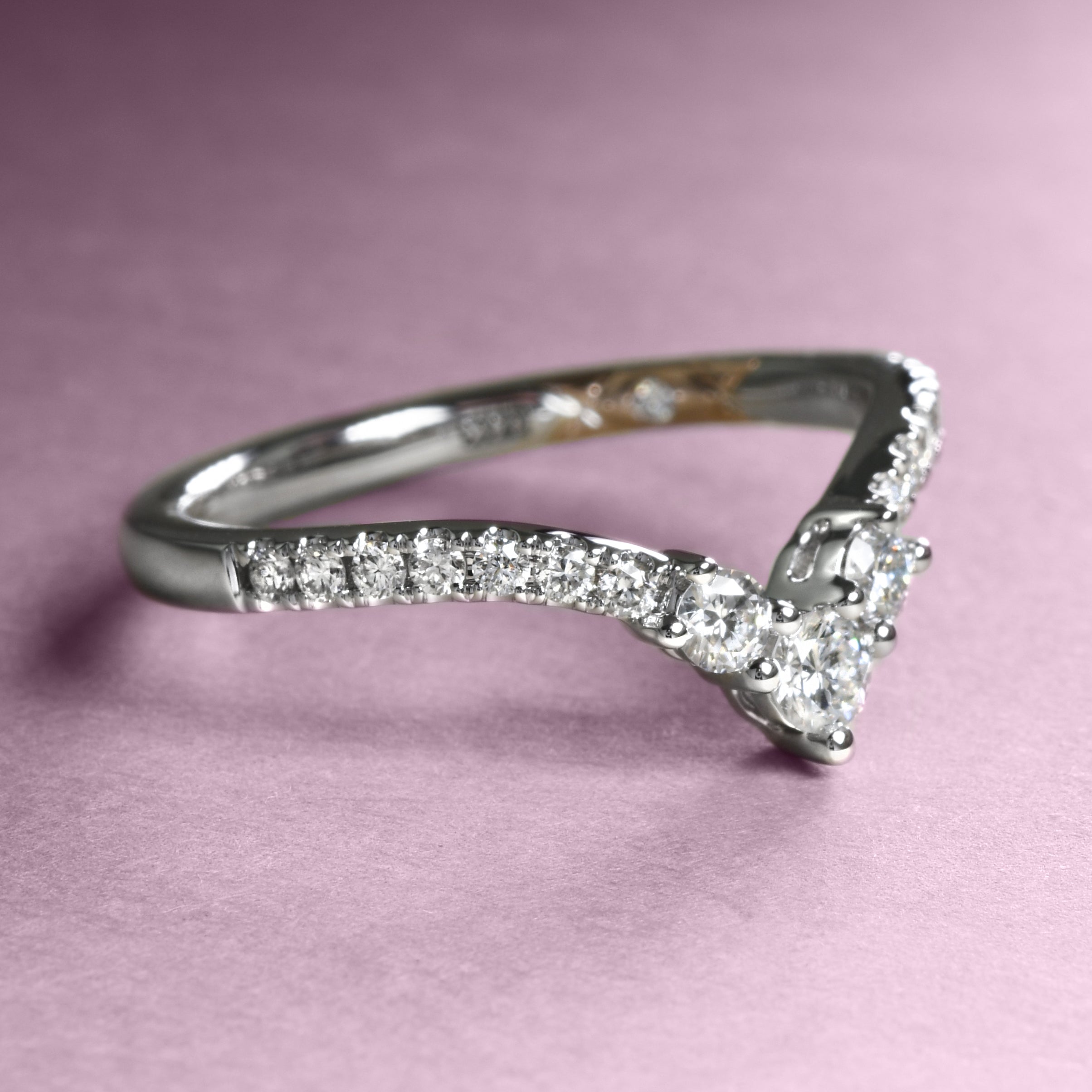 Emerald Shape 3-Row A.Jaffe Semi-Mount Engagement Ring | Harris Jeweler |  Troy, OH