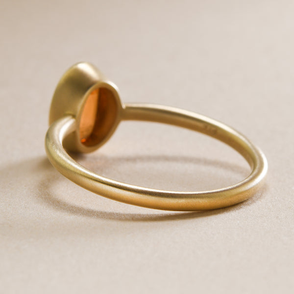 Modern Spessartite Garnet Ring