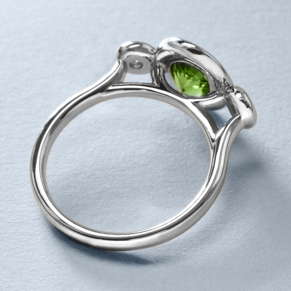 Green Zircon Lagoon Ring