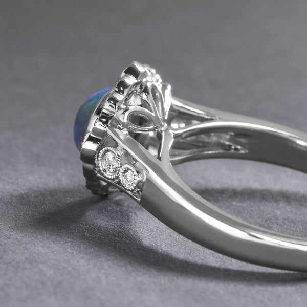 Mysterious Australian Opal Ring