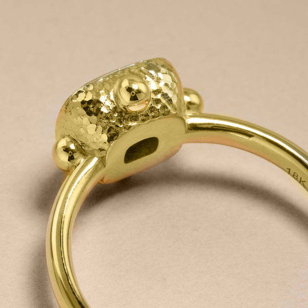 "Ring Of Antiquity" With Spinel