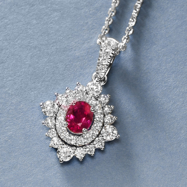 Burning Desire Ruby Pendant