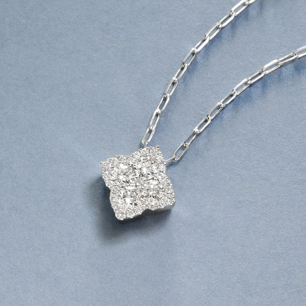 Dazzling Quatrefoil Pendant