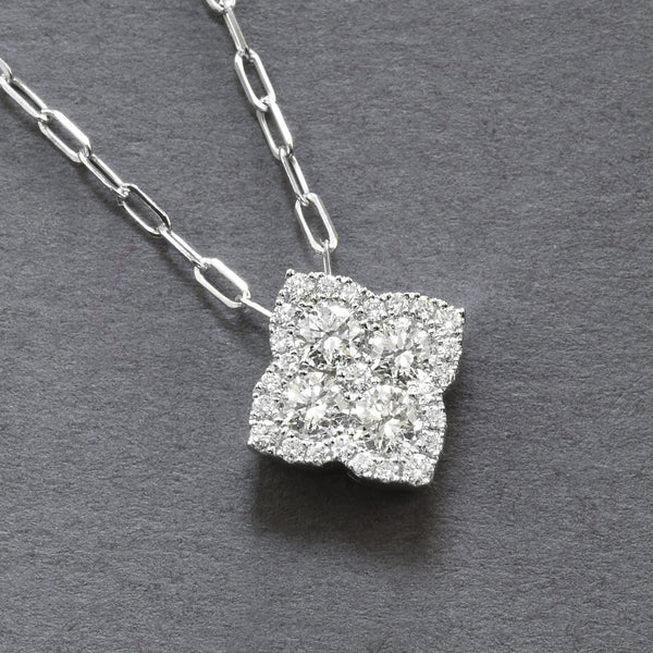 Dazzling Quatrefoil Pendant