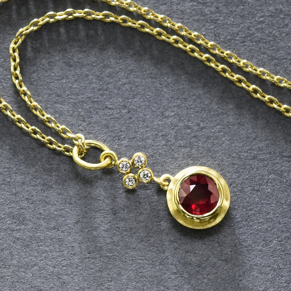Regal Ruby Pendant