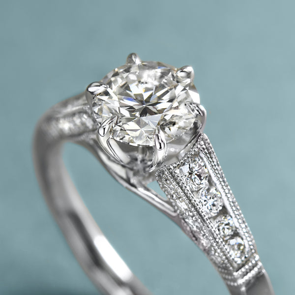 Romantic Vintage-Style Engagement Ring