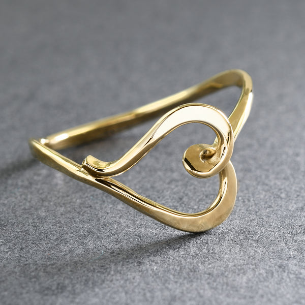 Handmade Heart Ring by Tom Kruskal