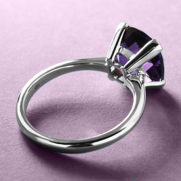 Big Amethyst Solitaire