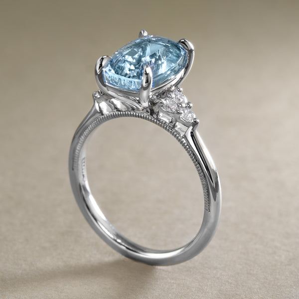 Big Aquamarine Ring