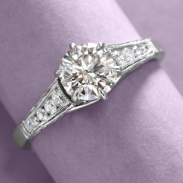 Romantic Vintage-Style Engagement Ring