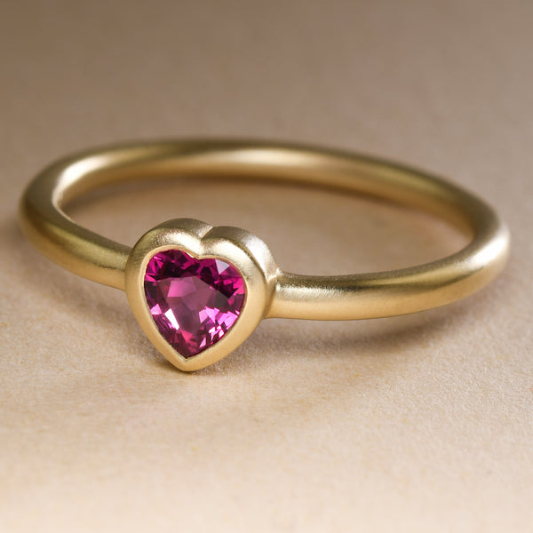 Ruby Sweetheart Ring