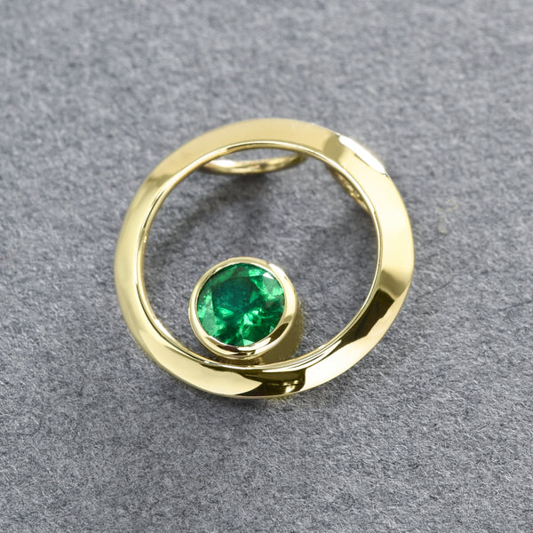 Handmade Emerald Pendant
