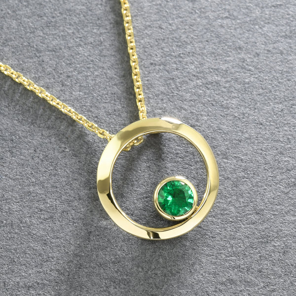 Handmade Emerald Pendant