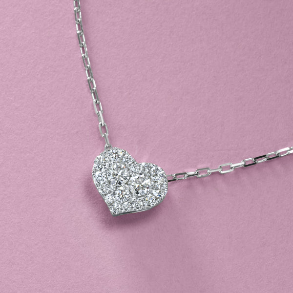 Glittering Diamond Heart