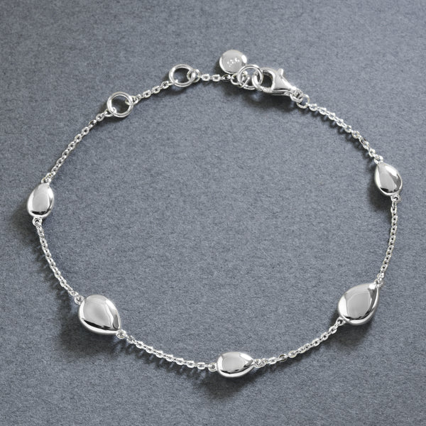 Silver Pebble Bracelet