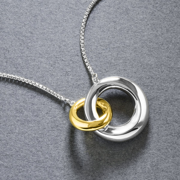 Two-Tone Silver and Vermeil Pendant - Plante Jewelers