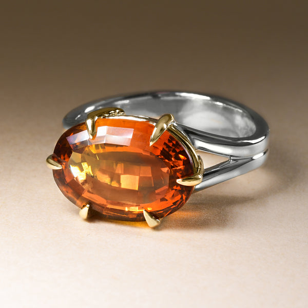 "Arthur" Ring With Citrine