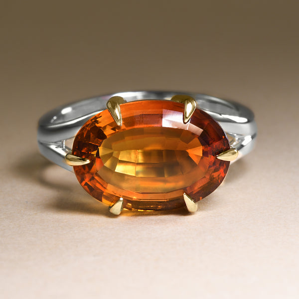 "Arthur" Ring With Citrine