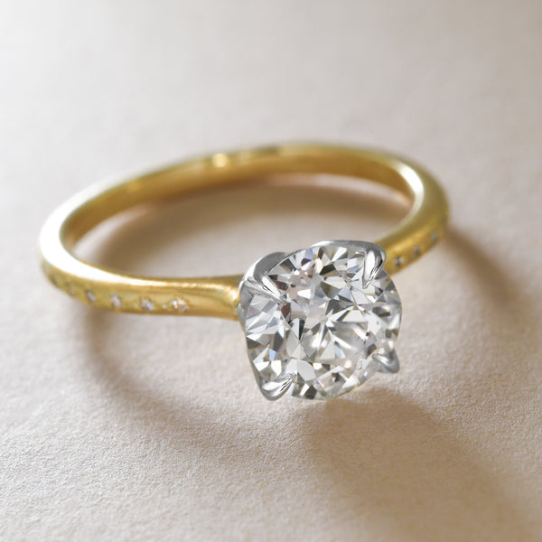 Antique Diamond Ring By Adel Chefridi X Plante Jewelers