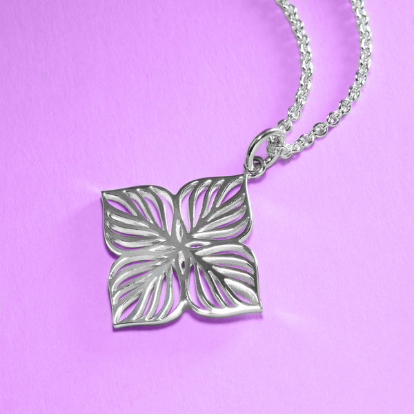 Modern Flower Blossom Pendant