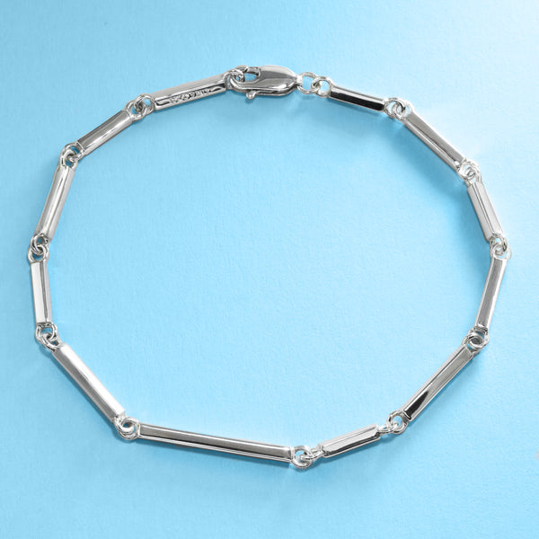 Silver Matchstick Bracelet
