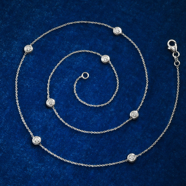 Diamond-Studded Necklace