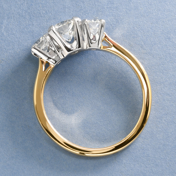 Classic Three-Diamond Ring