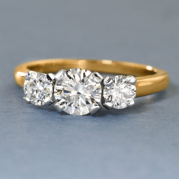 Classic Three-Diamond Ring