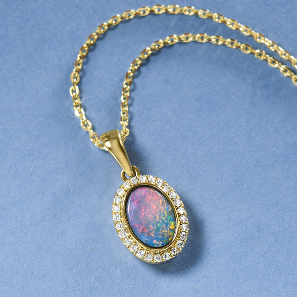 Mermaid Halo Pendant