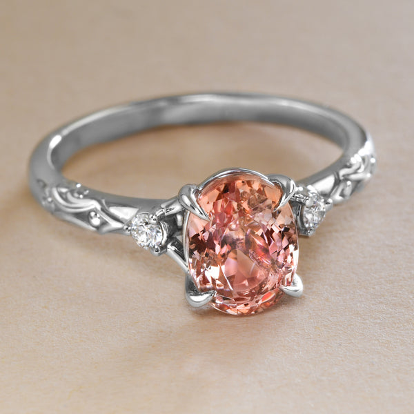 Juicy Pink Topaz Ring