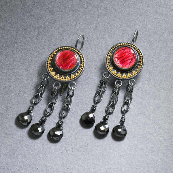 Estate "Roman Lady" Earrings