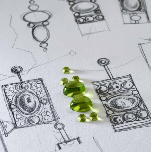 Viennese Peridot Pendant
