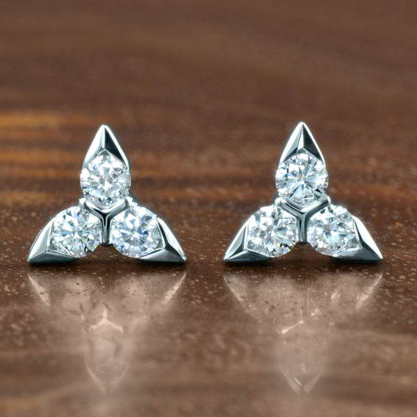 Diamond "Trilogy" Studs