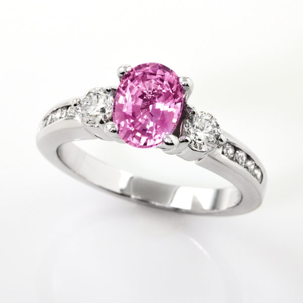 Delicious Pink Sapphire Ring