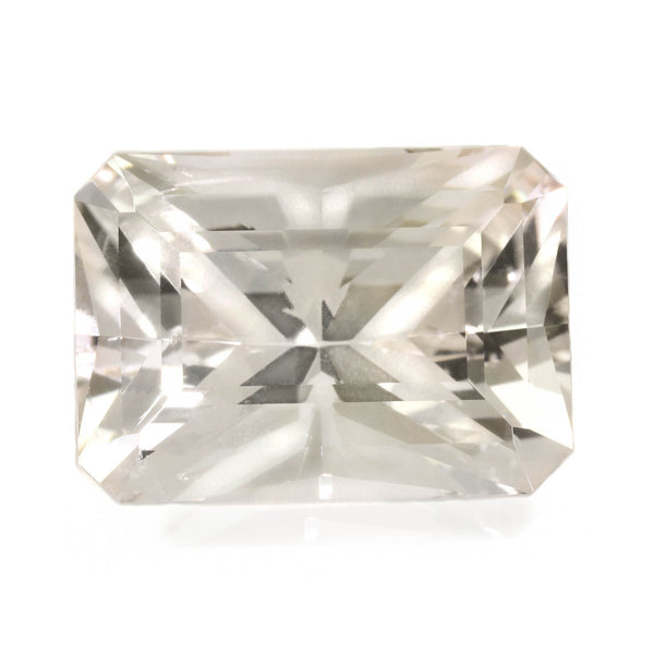 Colorless Topaz With Peach Overtones
