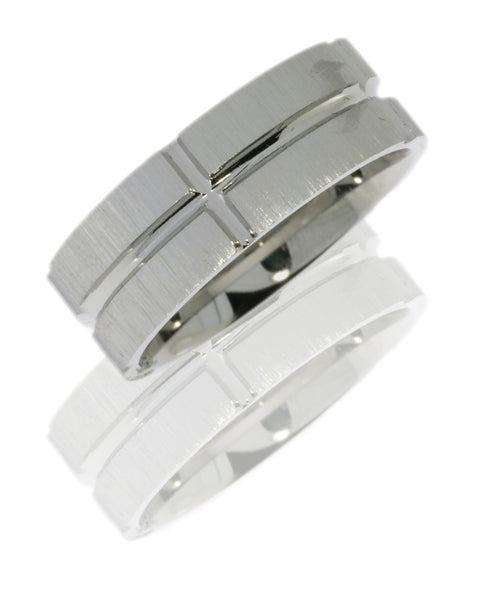 Lashbrook Cobalt Chrome Band With Groove Design