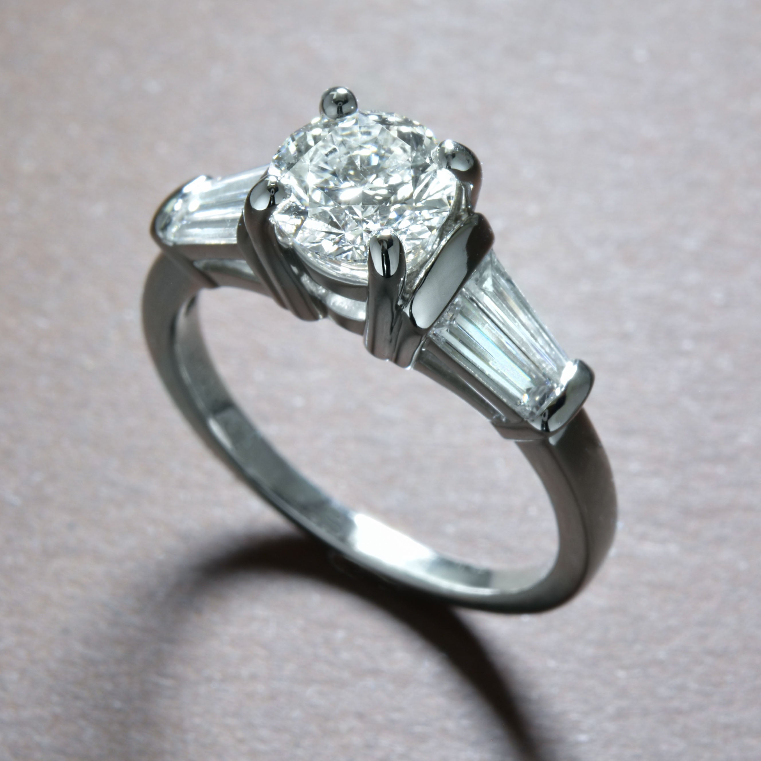14K White Gold Diamond Designer Engagement Ring Set 6.25ct 009442