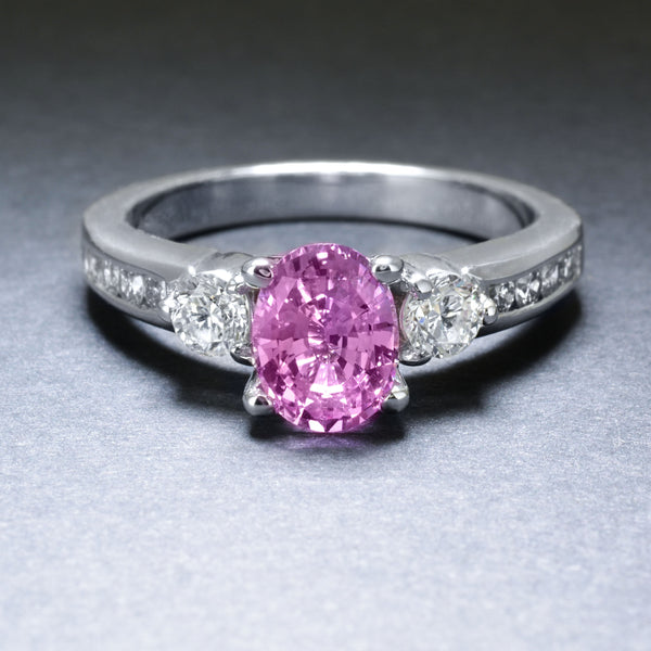 Delicious Pink Sapphire Ring
