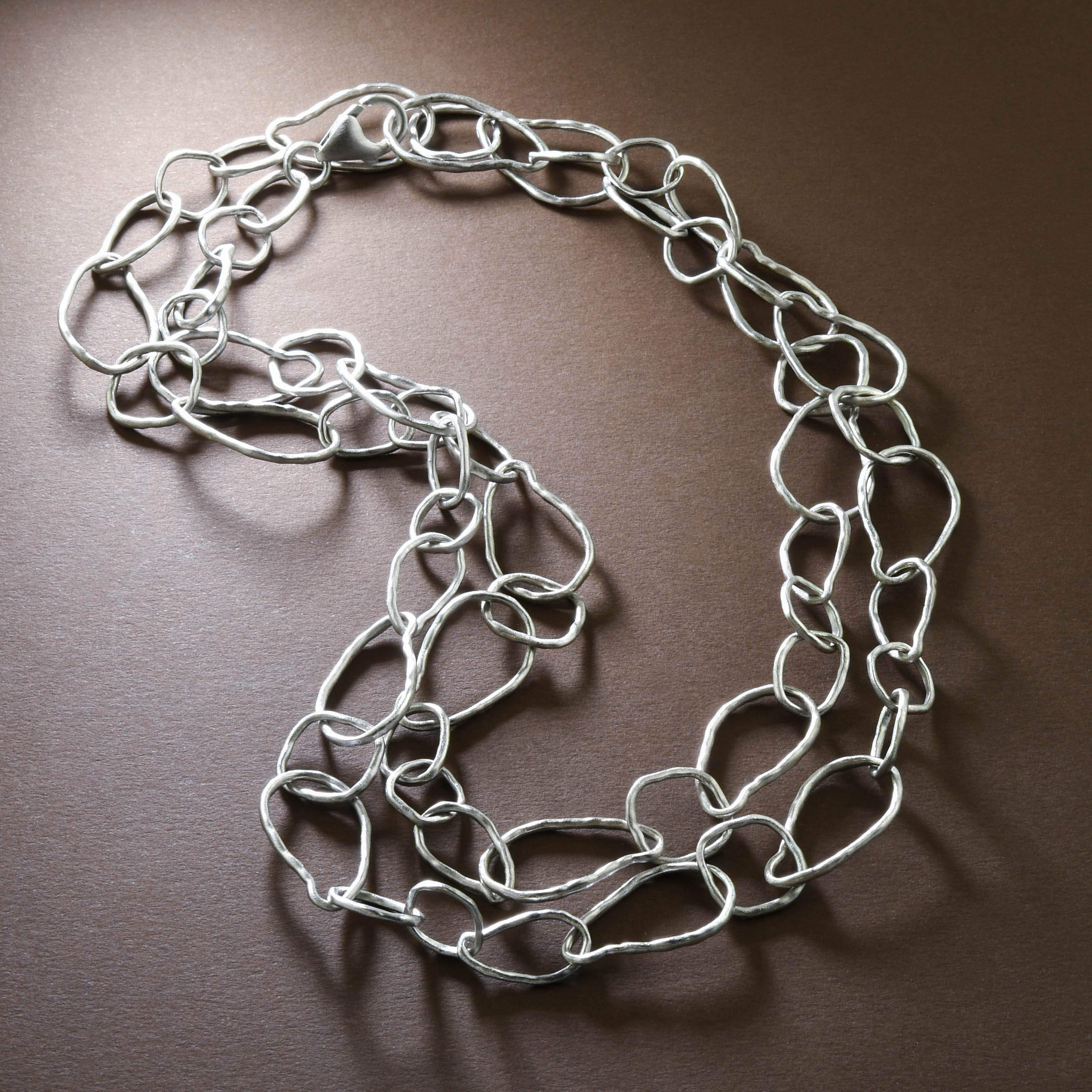 Chain Links Necklace in Sterling Silver