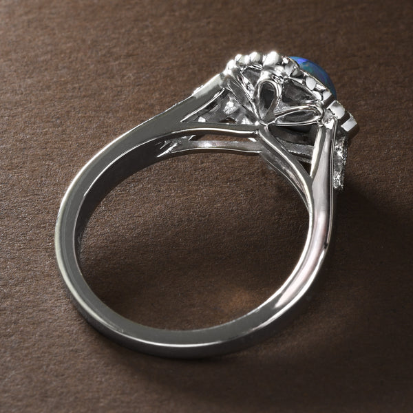 Mysterious Australian Opal Ring